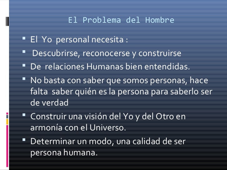 conocer del hombre filosofia